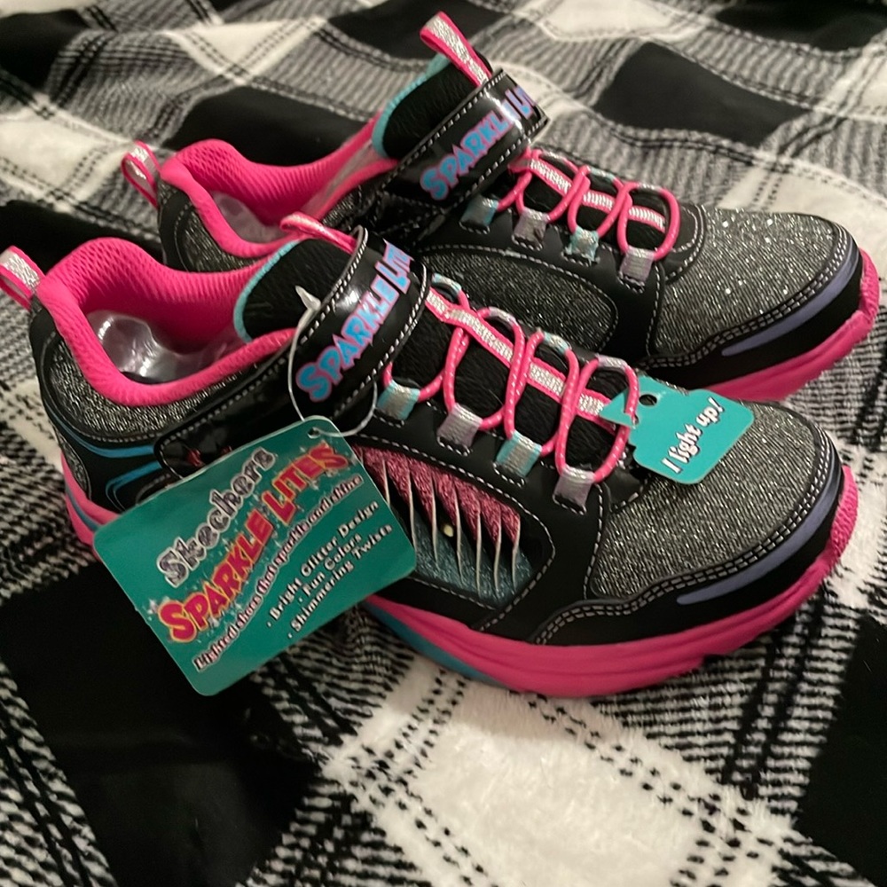Sparkle Lites Sketchers - Size 2 Youth
